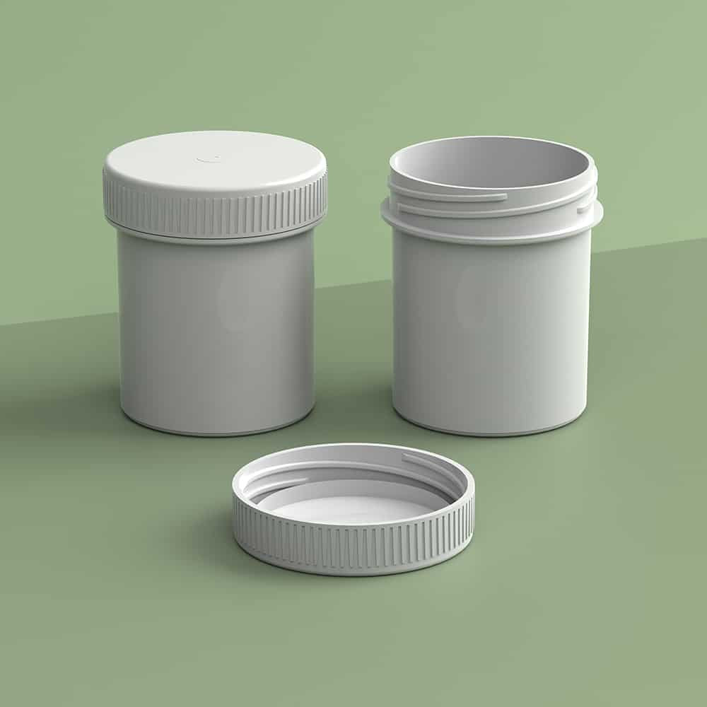 EP-4308 BioMax™ Plant-Based Containers – Jar and Cap - 2500 Quantity