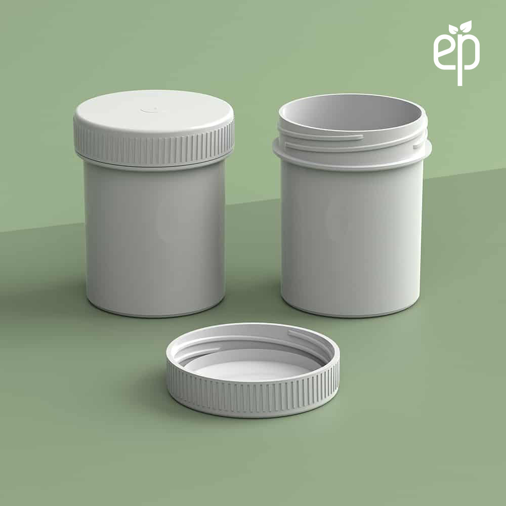 EP-4309 BioMax™ Plant-Based Containers – Jar and Cap - 2500 Quantity