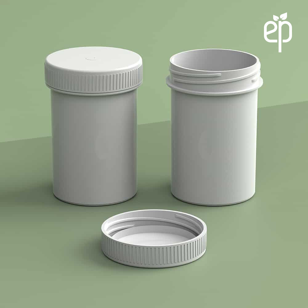 EP-4312 BioMax™ Plant-Based Containers – Jar and Cap - 2500 Quantity