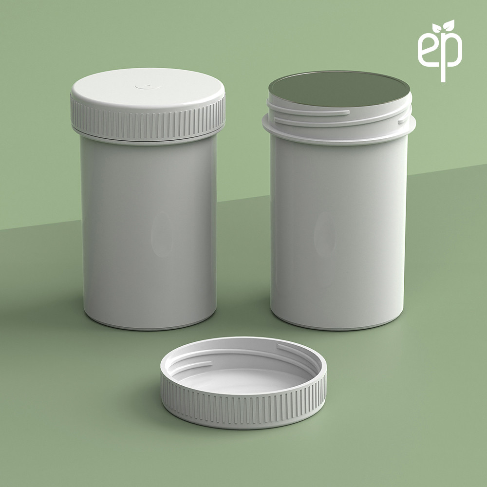 EP-4313 BioMax™ Plant-Based Containers –  Jar and Cap - 2500 Quantity