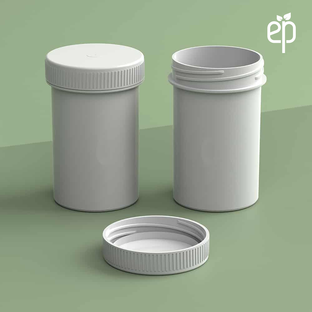 EP-4313 BioMax™ Plant-Based Containers –  Jar and Cap - 2500 Quantity