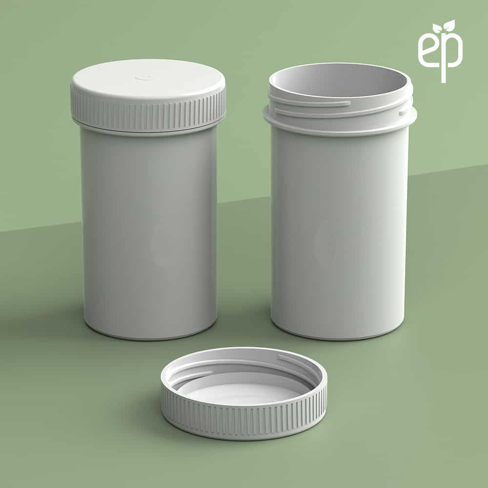 EP-4314 BioMax™ Plant-Based Screw Top Jar – Sustainable Container and Cap - 2500 Quantity
