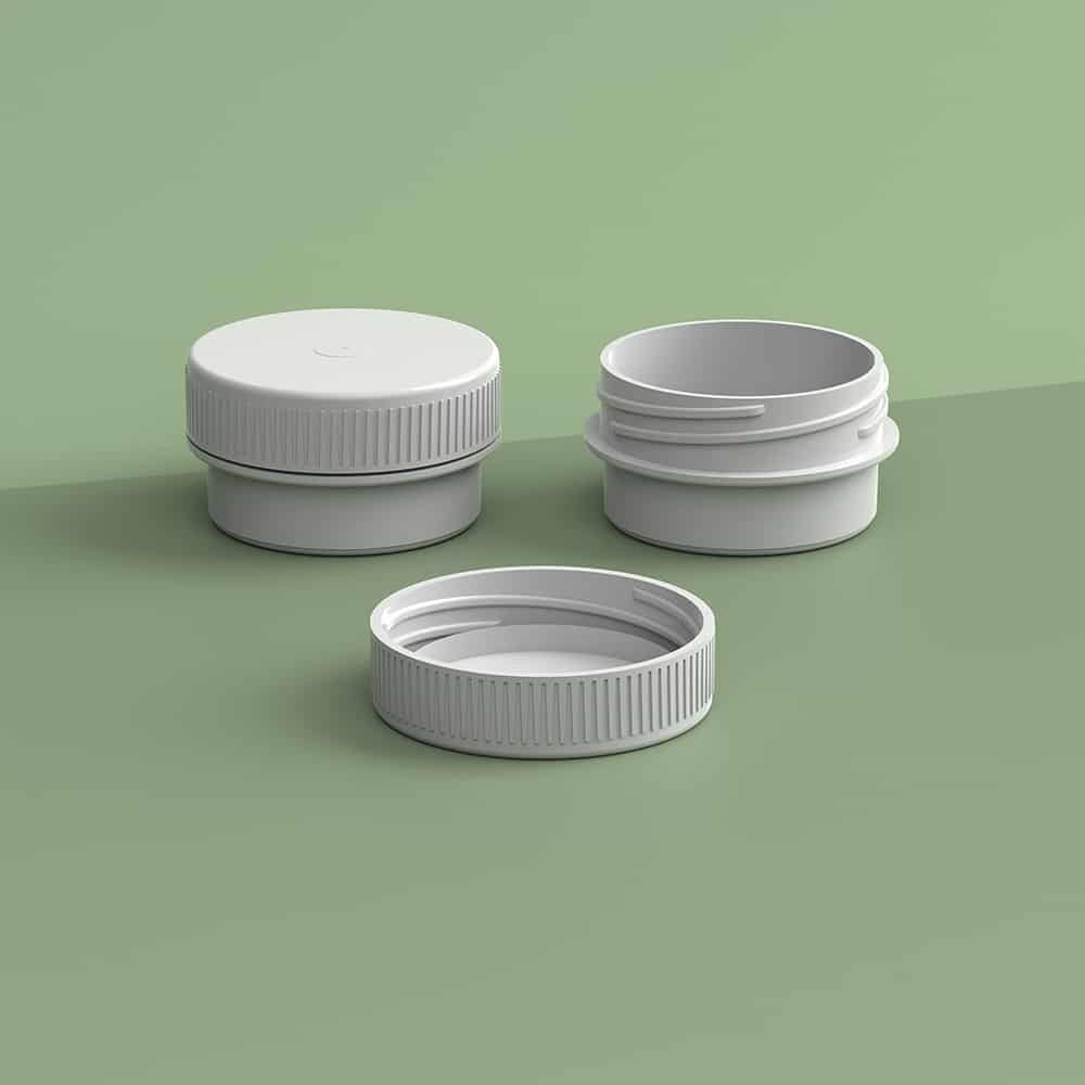 EP-3801 BioMax™ Plant-Based Containers – Jar and Cap - 2500 Quantity