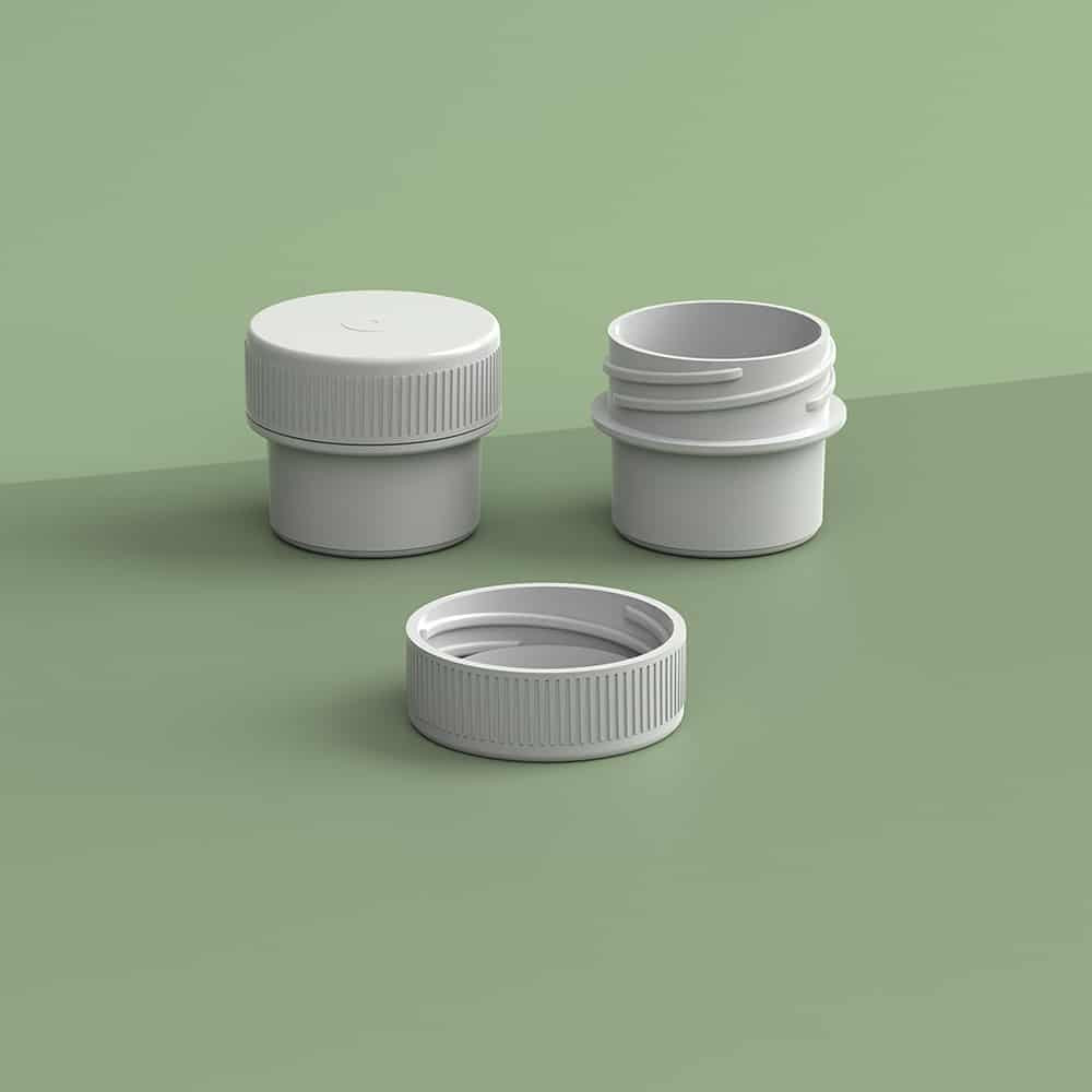 EP-2802 BioMax™ Plant-Based Containers –  Jar and Cap - 2500 Quantity