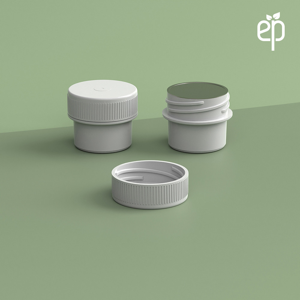 EP-2802 BioMax™ Plant-Based Containers –  Jar and Cap - 2500 Quantity