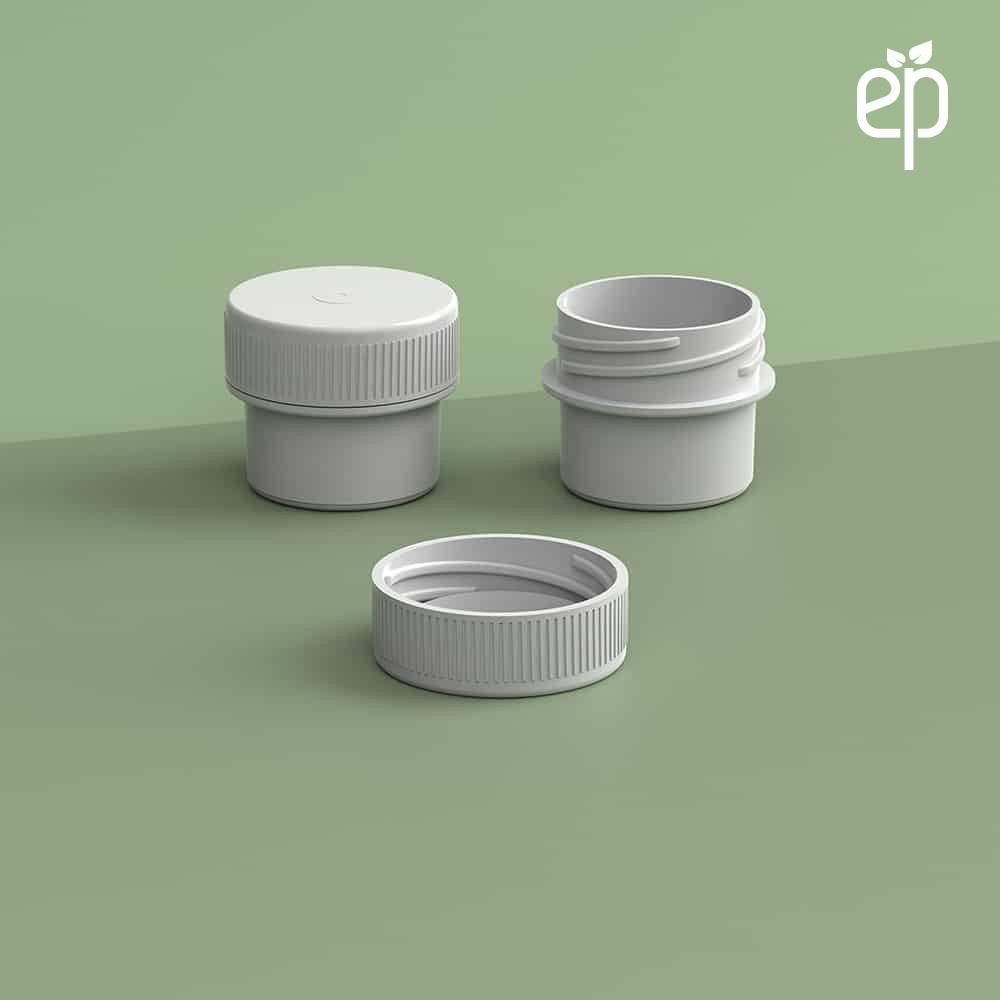 EP-2802 BioMax™ Plant-Based Containers –  Jar and Cap - 2500 Quantity