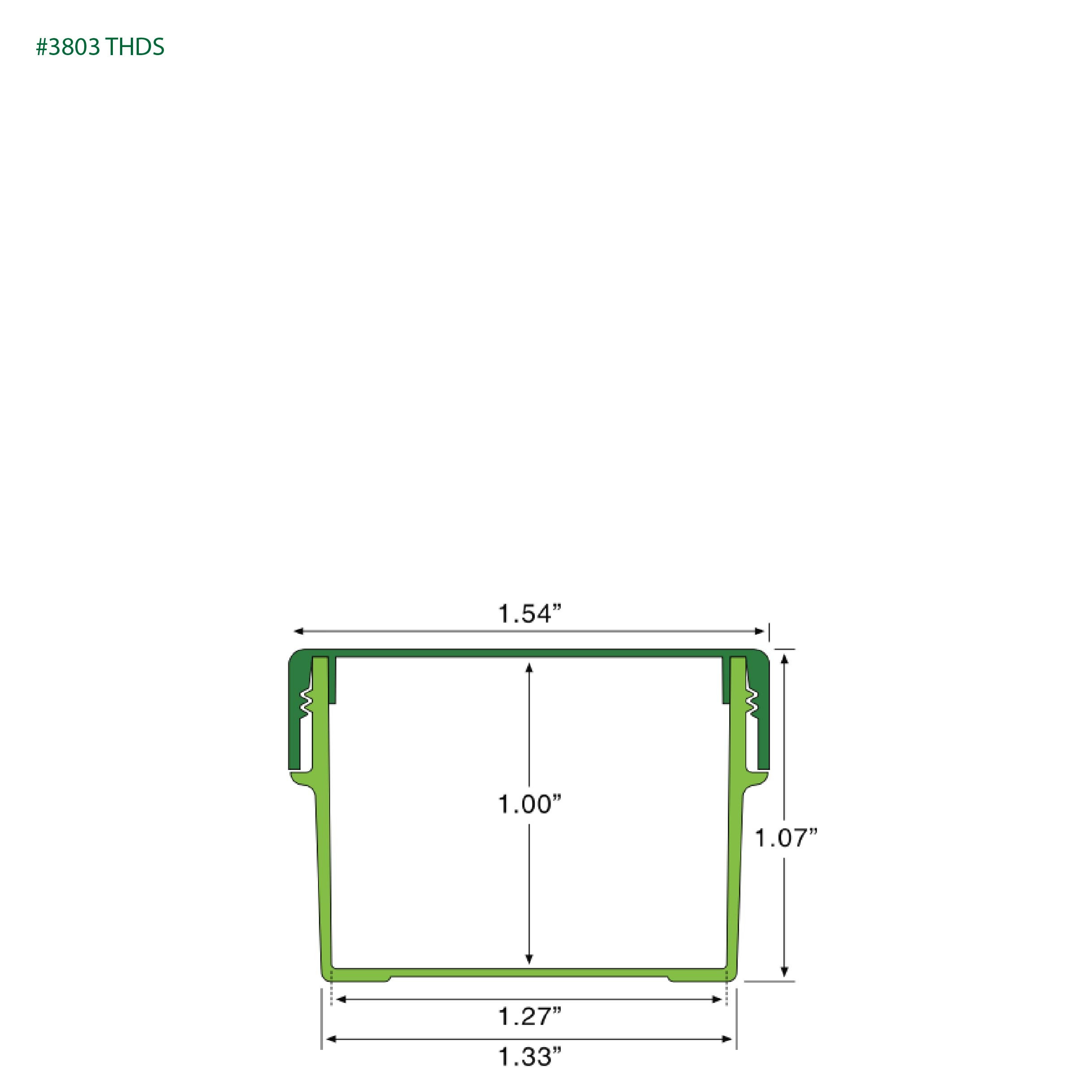 EP-3803 BioMax™ Plant-Based Containers –  Jar and Cap - 2500 Quantity