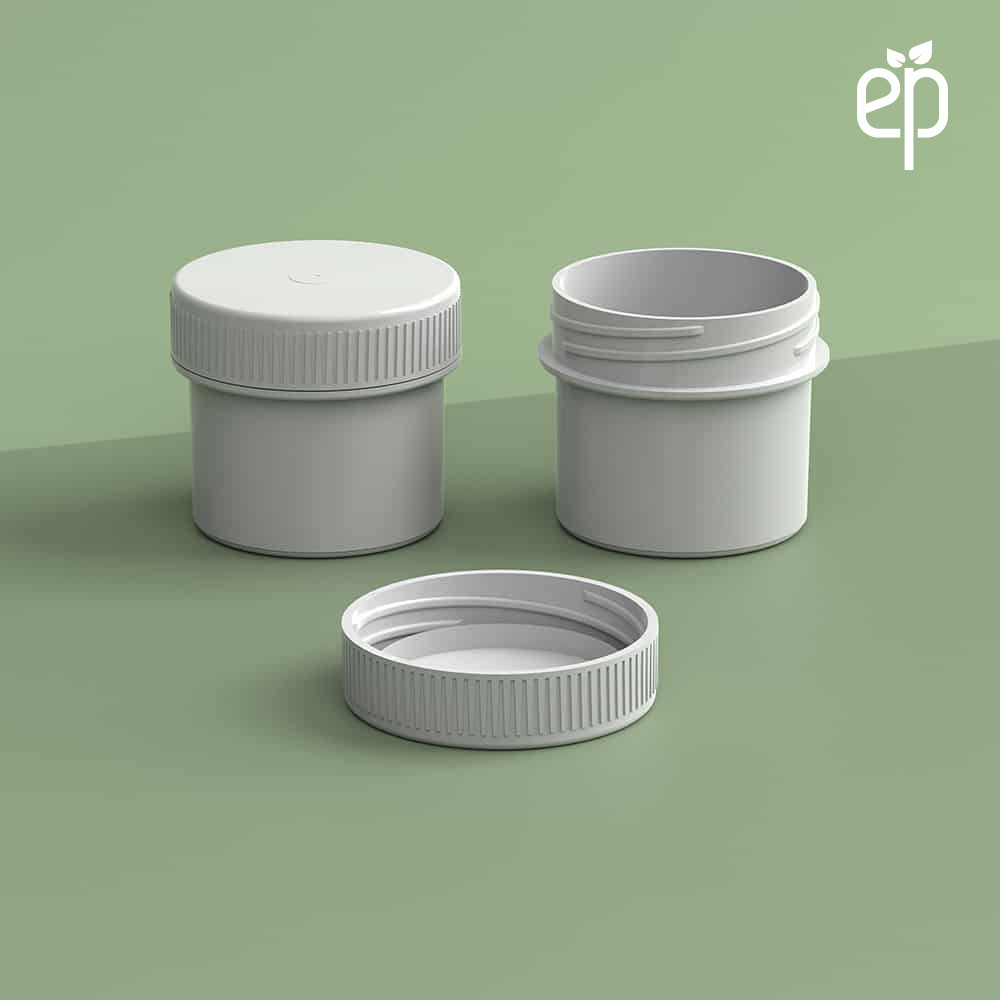 EP-3804 BioMax™ Plant-Based Containers –  Jar and Cap - 2500 Quantity
