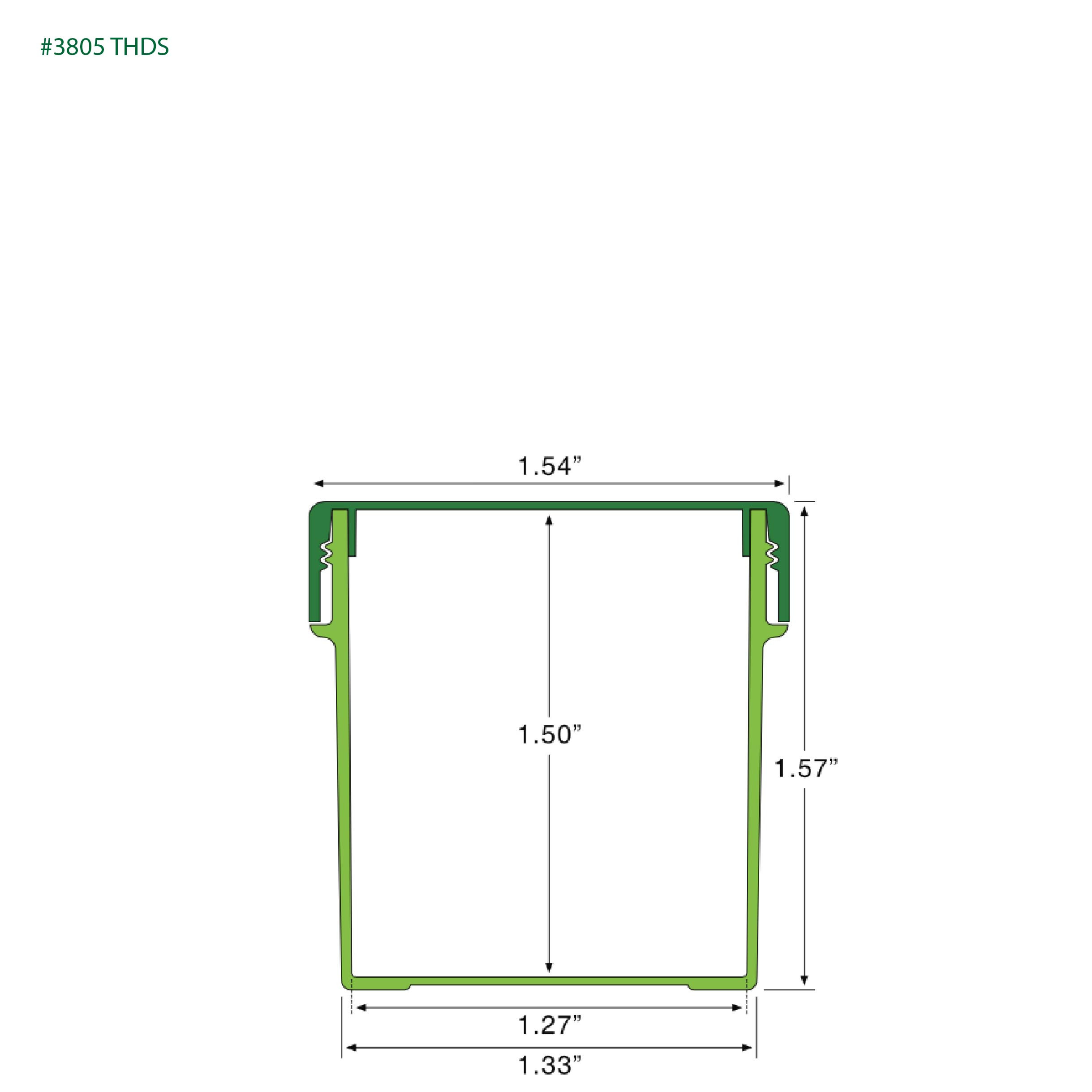 EP-3805 Plant-Based Screw Top Jar – Sustainable Container and Cap - 2500 Quantity