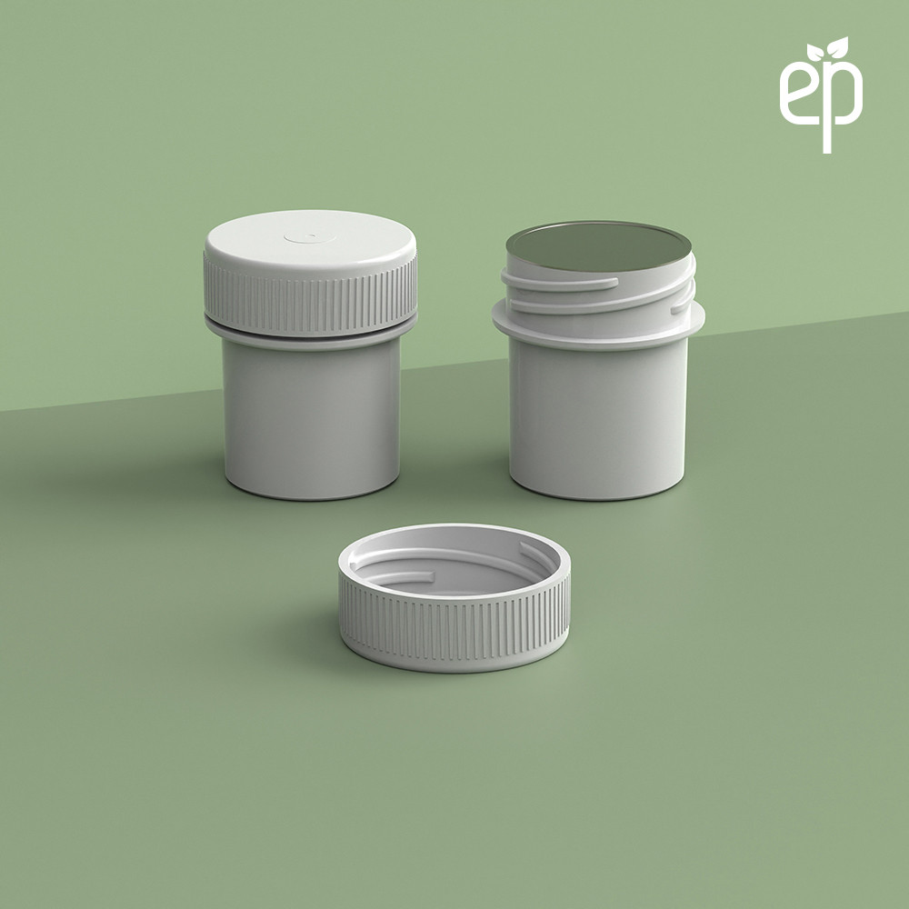 EP-2804 BioMax™ Plant-Based Containers –  Jar and Cap - 2500 Quantity
