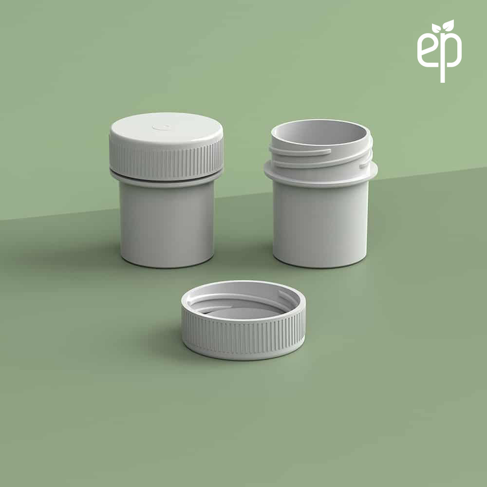 EP-2804 BioMax™ Plant-Based Containers –  Jar and Cap - 2500 Quantity
