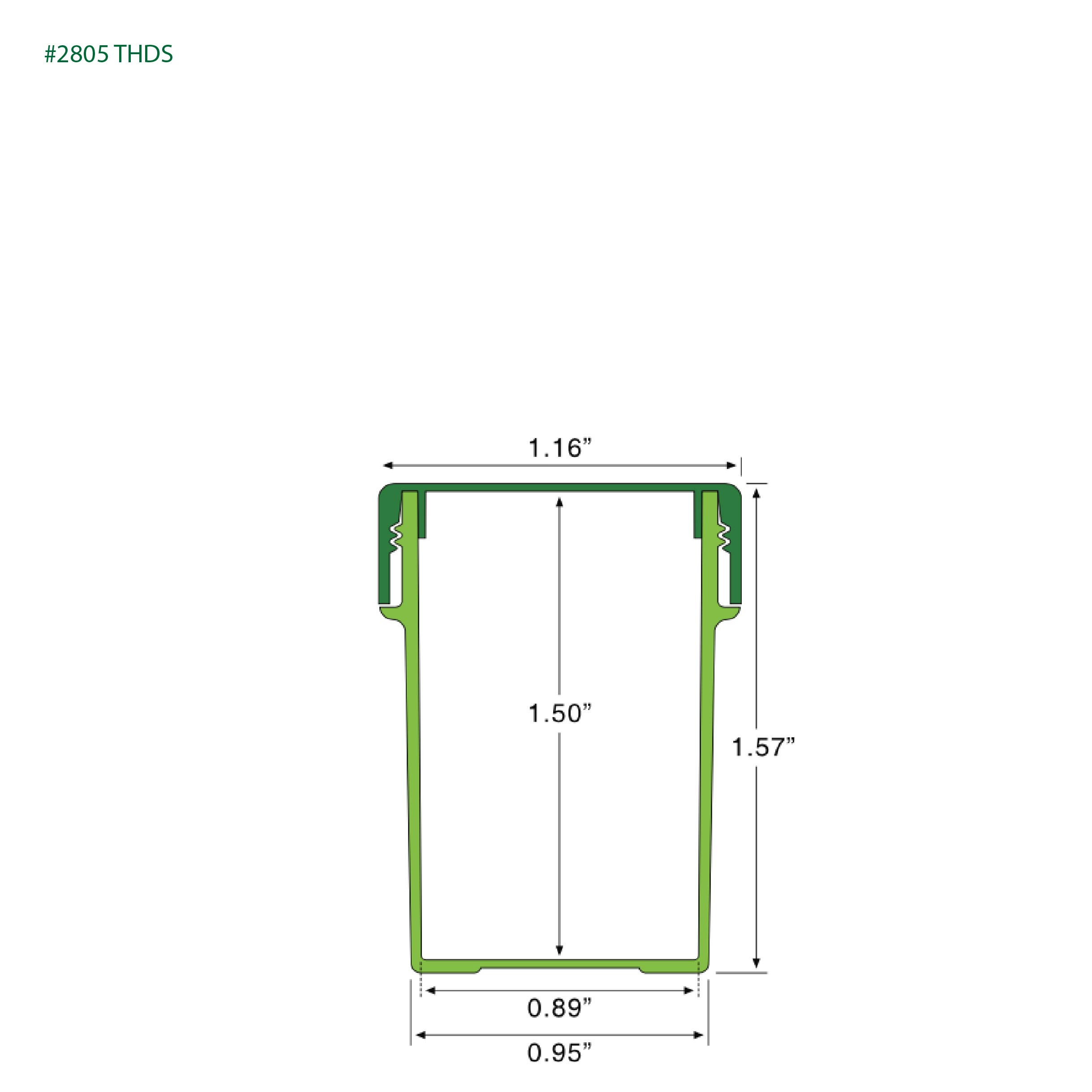 EP-2805 BioMax™ Plant-Based Containers –  Jar and Cap  - 2500 Quantity