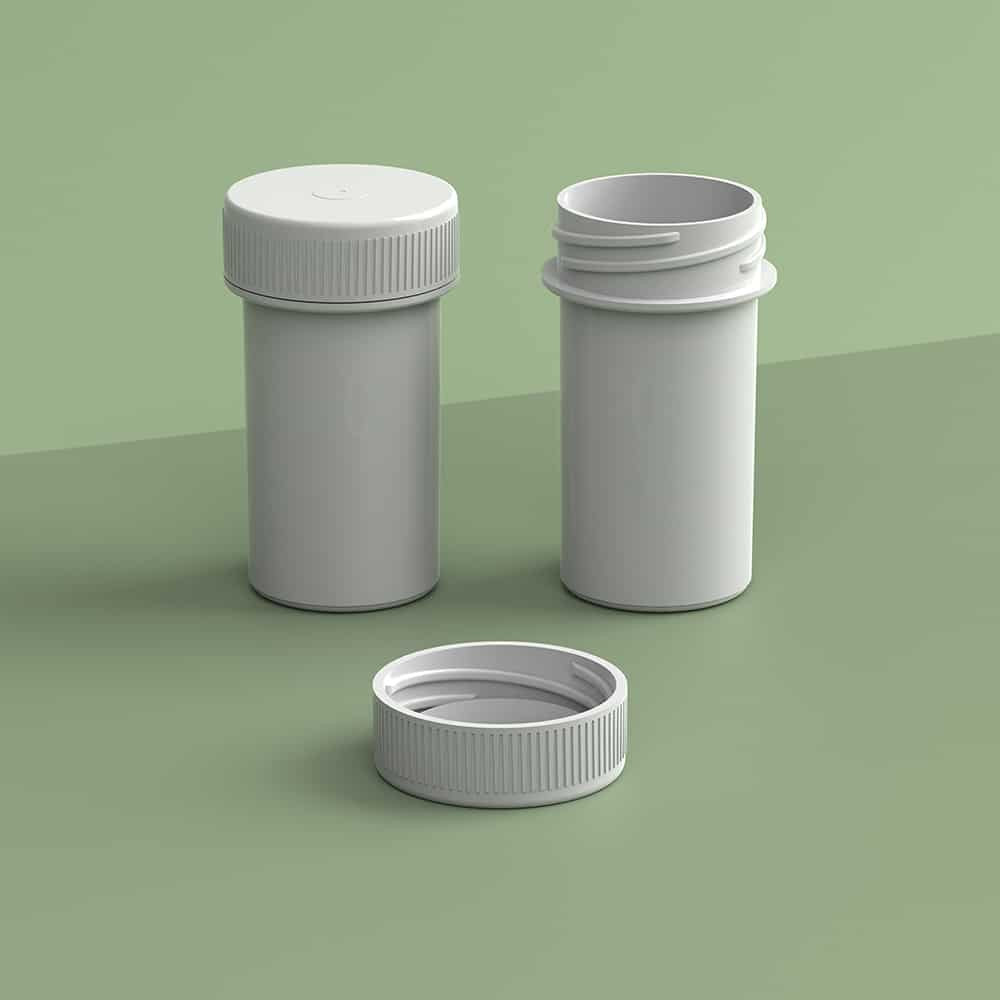 EP-2808 Plant-Based Screw Top Jar – Sustainable Container and Cap - 2500 Quantity