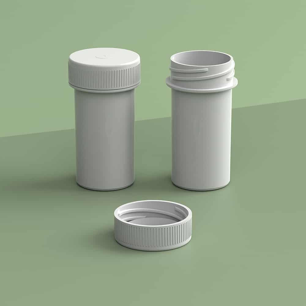 EP-2809 Plant-Based Screw Top Jar – Sustainable Container and Cap - 2500 Quantity