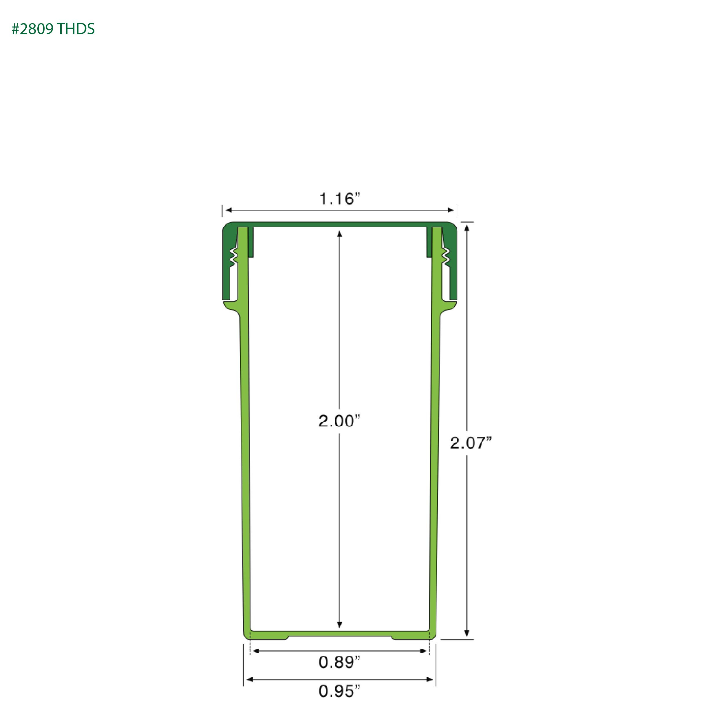 EP-2809 Plant-Based Screw Top Jar – Sustainable Container and Cap - 2500 Quantity
