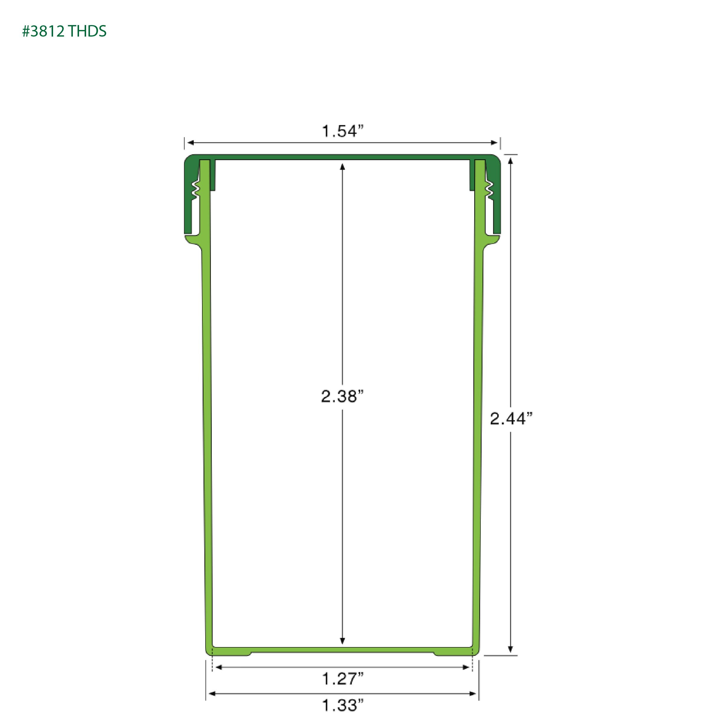 EP-3812 BioMax™ Plant-Based Containers –  Jar and Cap  - 2500 Quantity
