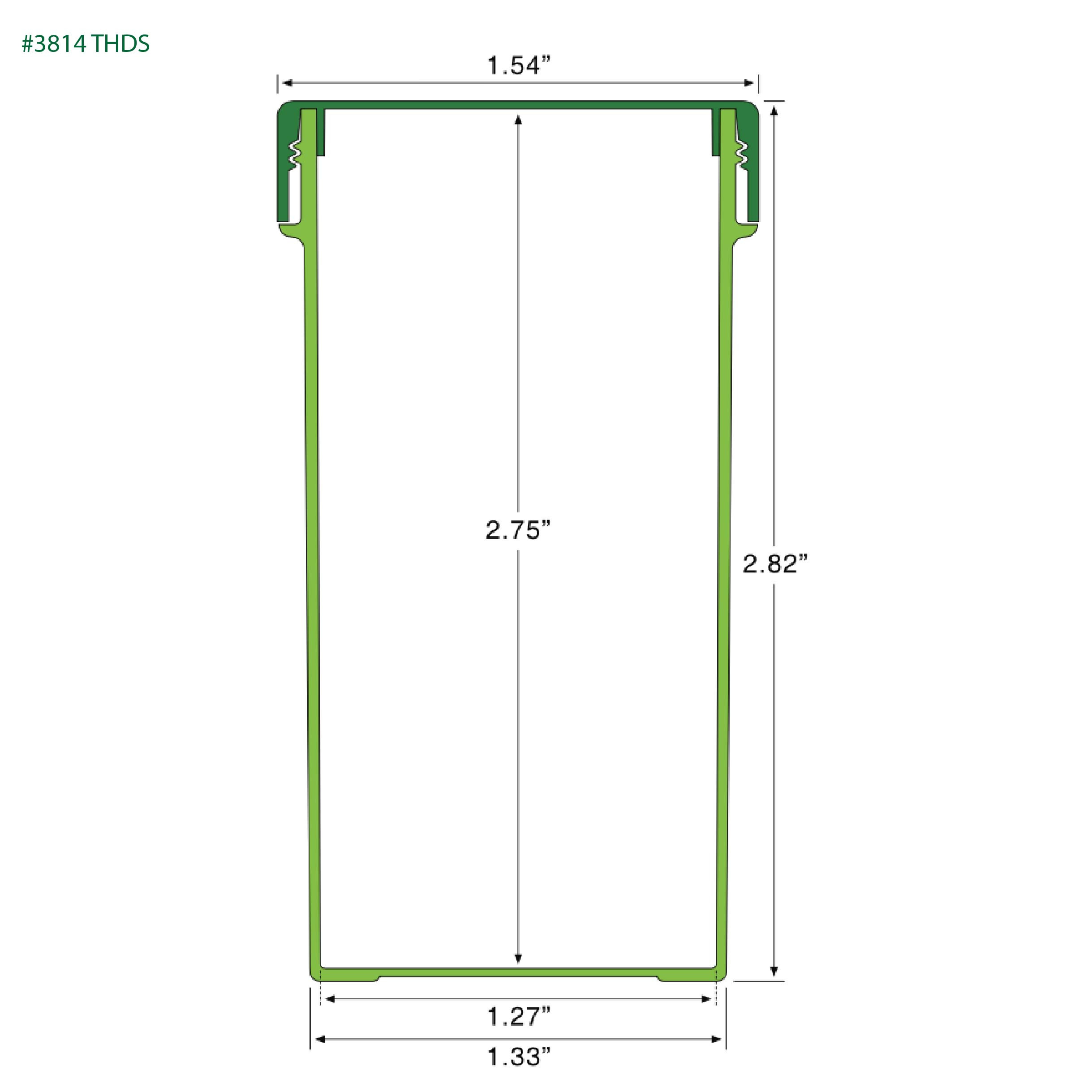 EP-3814 BioMax™ Plant-Based Containers –  Jar and Cap  - 2500 Quantity