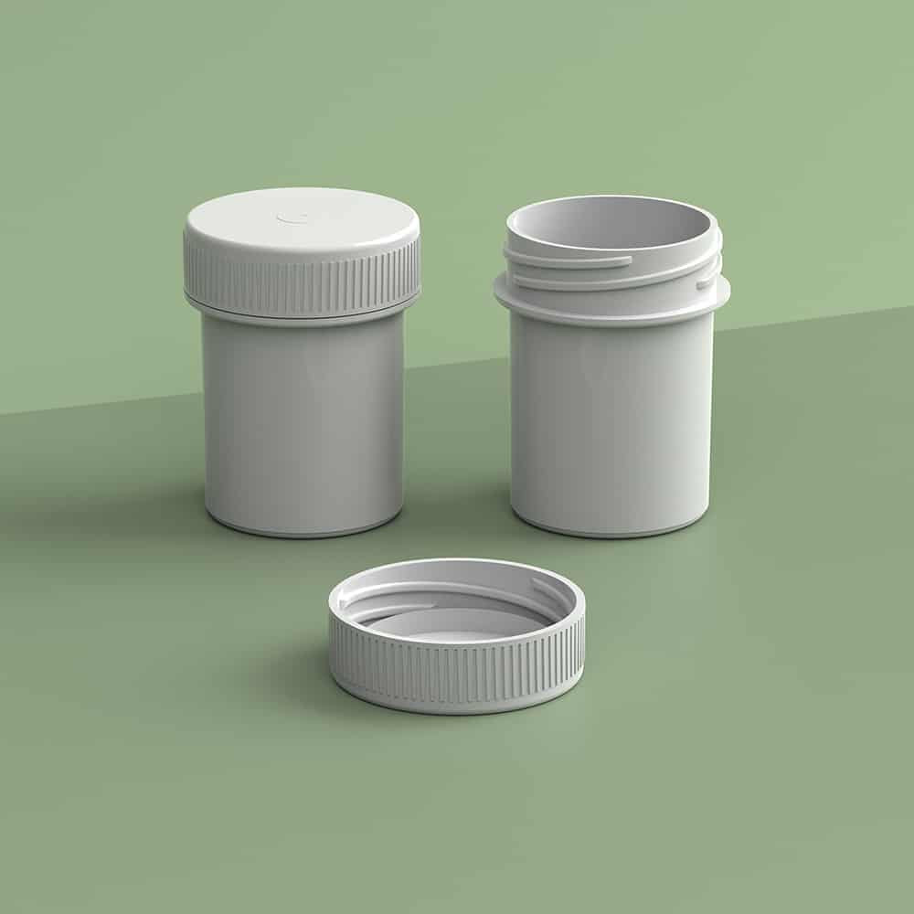 EP-3306 Plant-Based Screw Top Jar – Sustainable Container and Cap - 2500 Quantity
