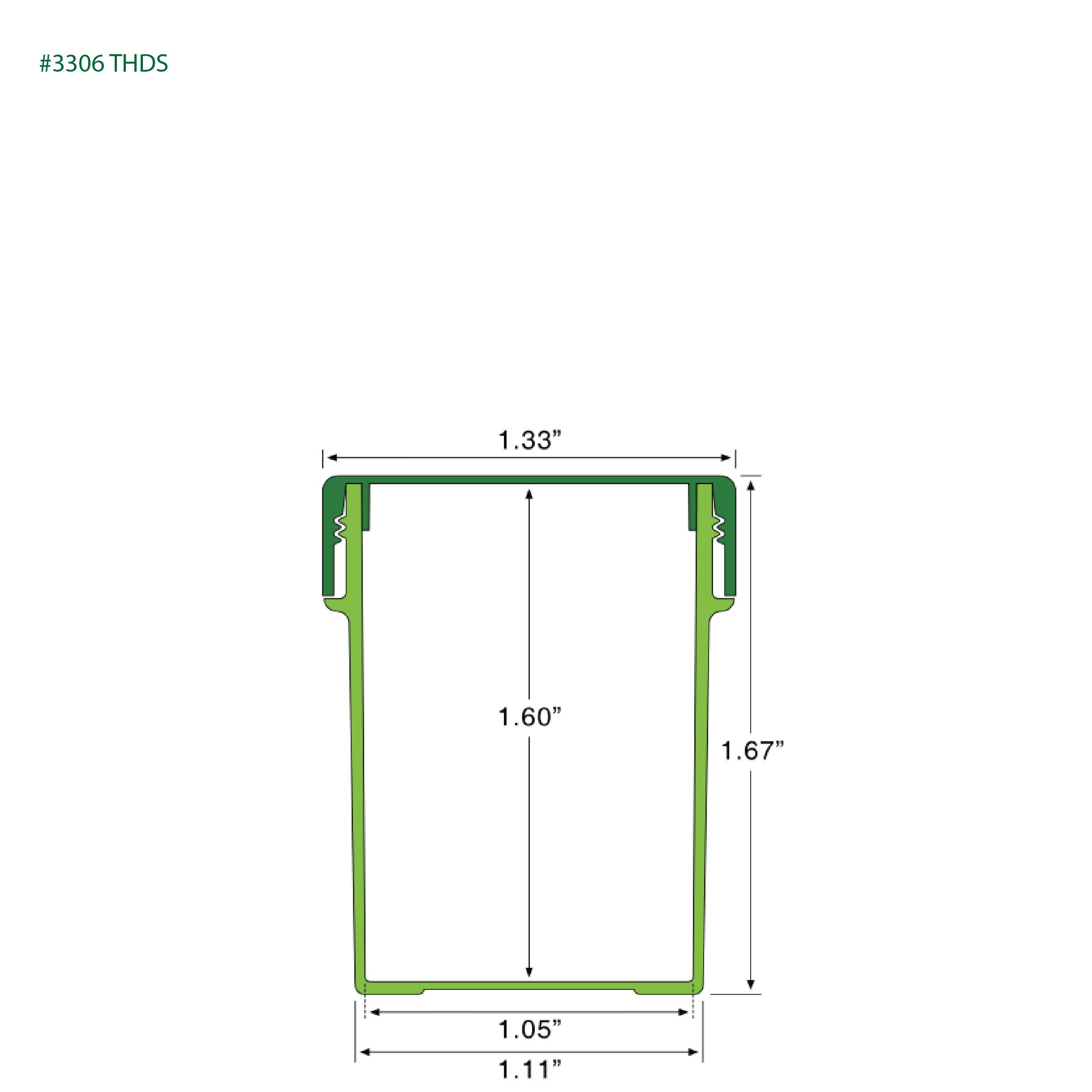 EP-3306 Plant-Based Screw Top Jar – Sustainable Container and Cap - 2500 Quantity