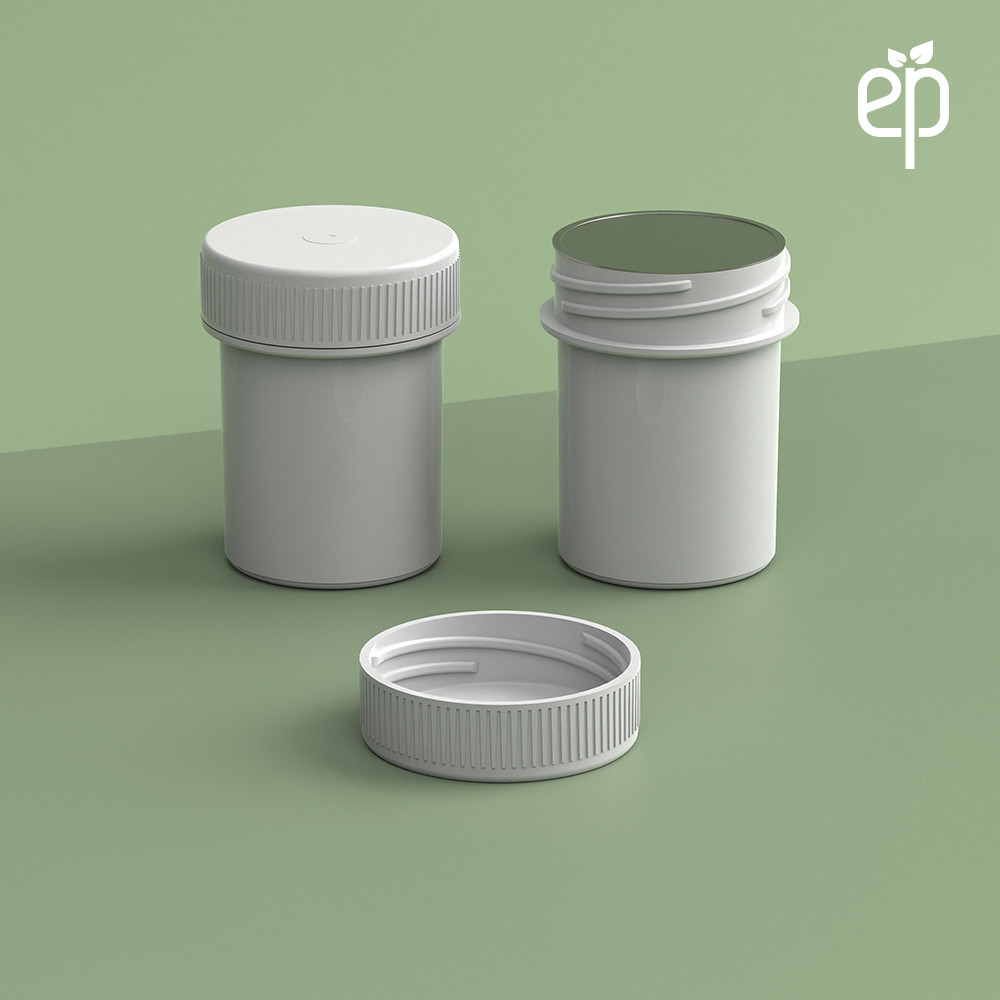 EP-3306 Plant-Based Screw Top Jar – Sustainable Container and Cap - 2500 Quantity