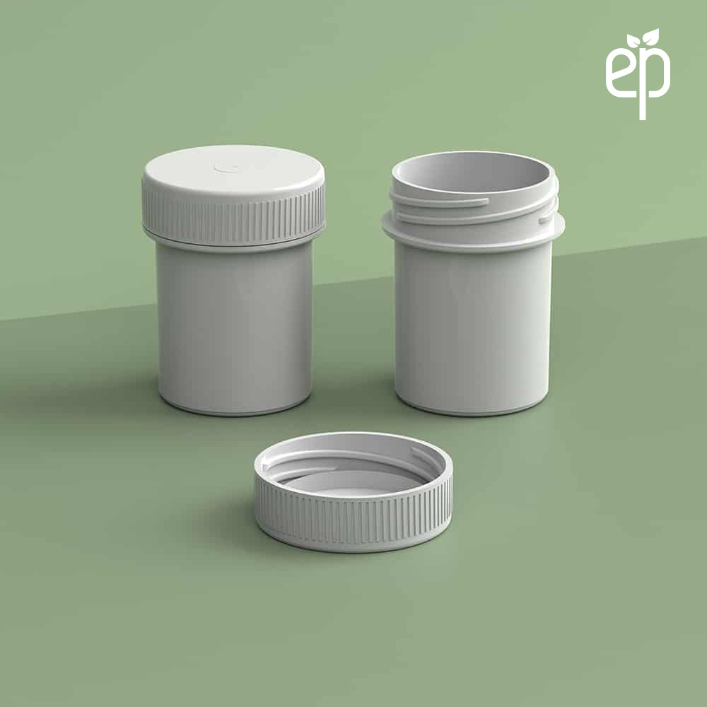 EP-3306 Plant-Based Screw Top Jar – Sustainable Container and Cap - 2500 Quantity