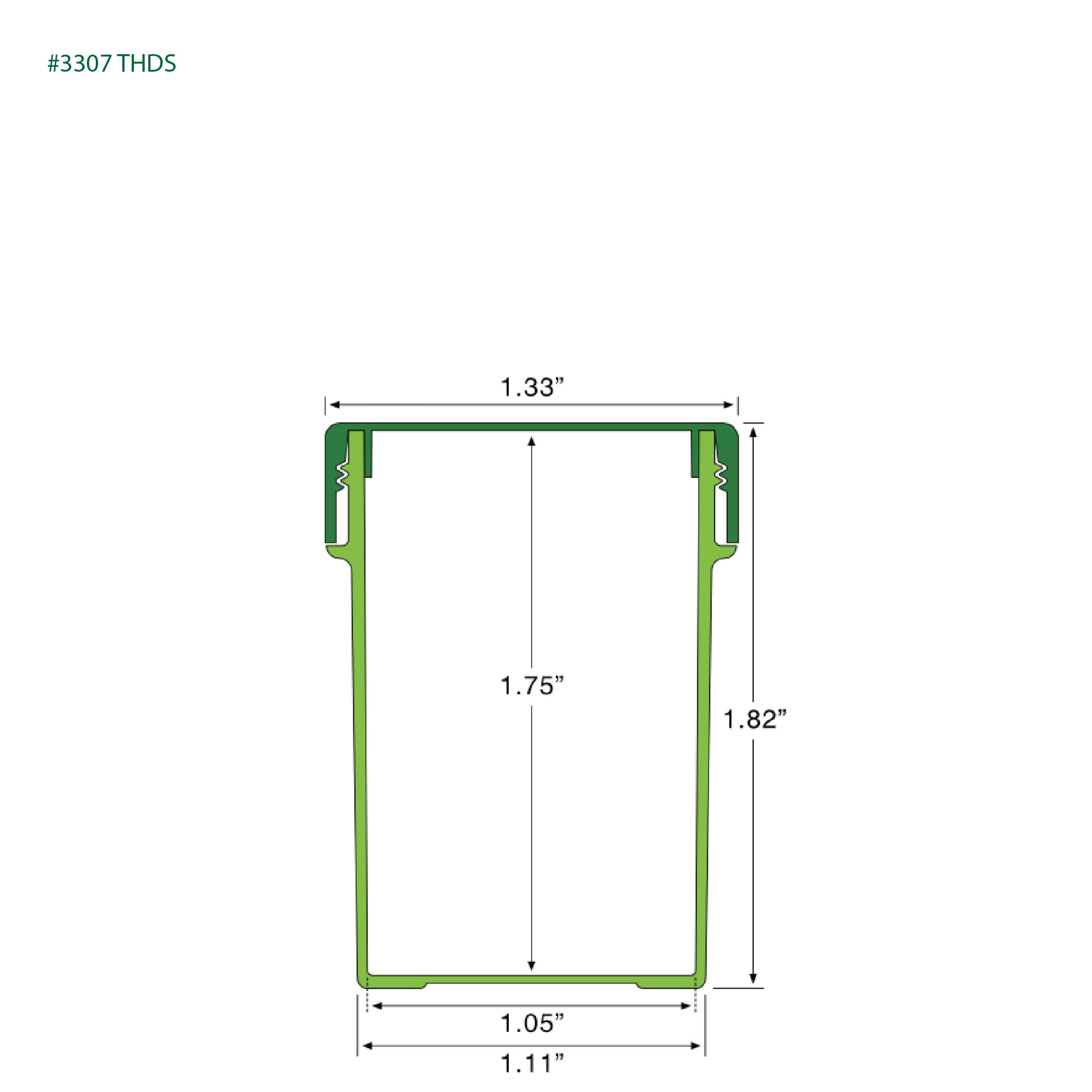 EP-3307 Plant-Based Screw Top Jar – Sustainable Container and Cap - 2500 Quantity