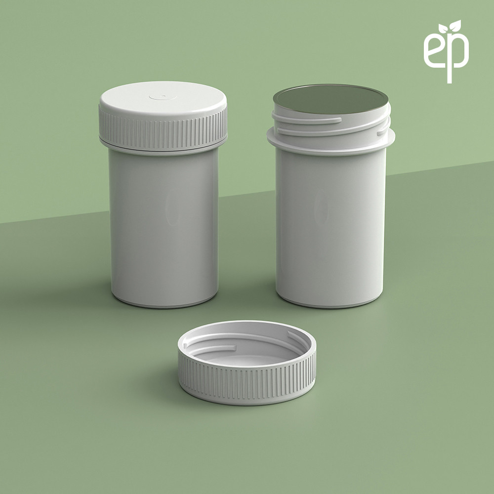 EP-3309 Plant-Based Screw Top Jar – Sustainable Container and Cap - 2500 Quantity