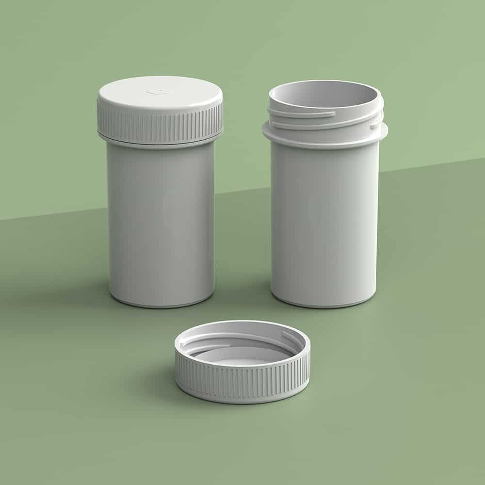 EP-3310 Plant-Based Screw Top Jar – Sustainable Container and Cap - 2500 Quantity