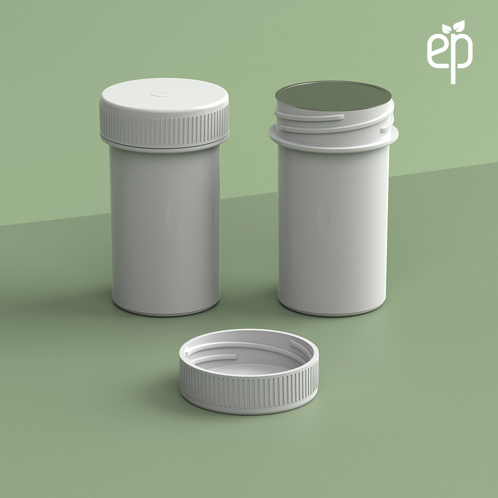 EP-3310 Plant-Based Screw Top Jar – Sustainable Container and Cap - 2500 Quantity