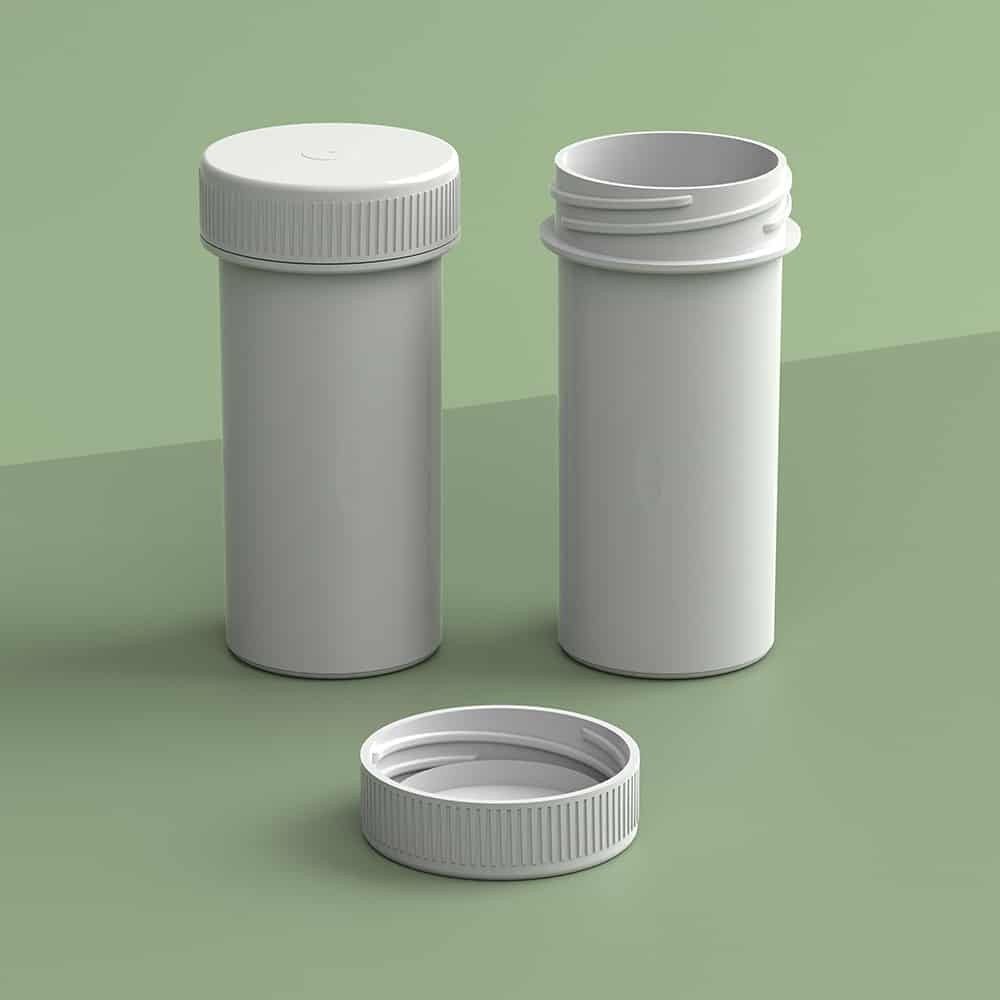 EP-3313 Plant-Based Screw Top Jar – Sustainable Container and Cap - 2500 Quantity