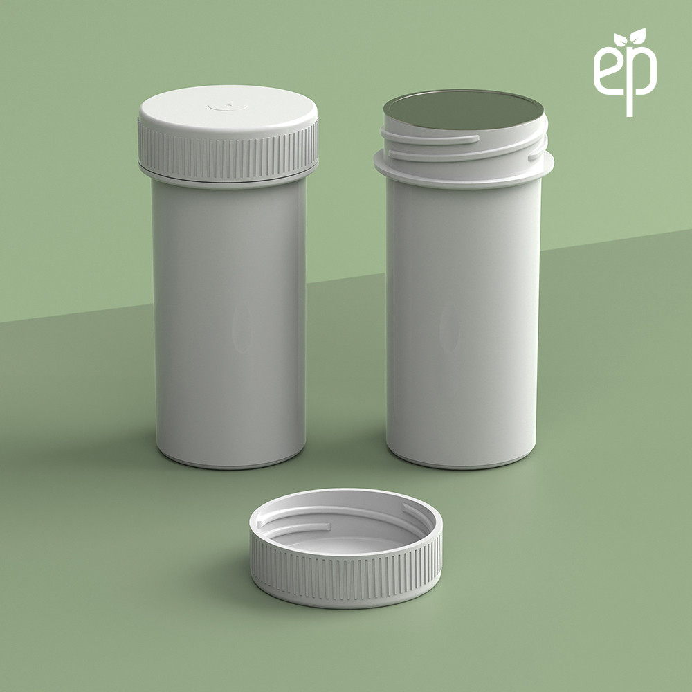 EP-3313 Plant-Based Screw Top Jar – Sustainable Container and Cap - 2500 Quantity