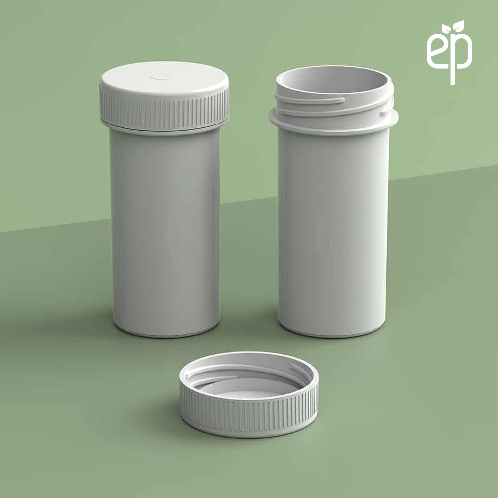 EP-3313 Plant-Based Screw Top Jar – Sustainable Container and Cap - 2500 Quantity
