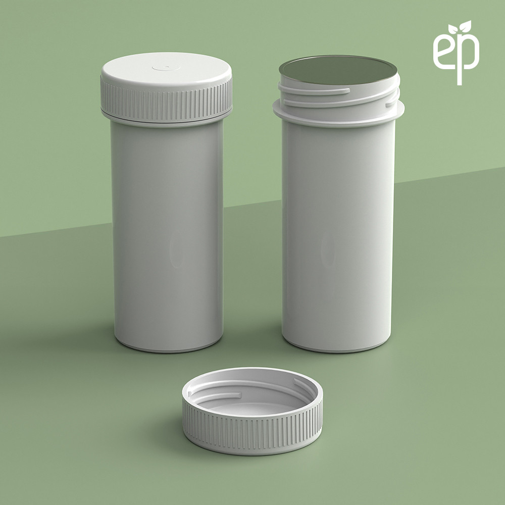 EP-3314 Plant-Based Screw Top Jar – Sustainable Container and Cap - 2500 Quantity