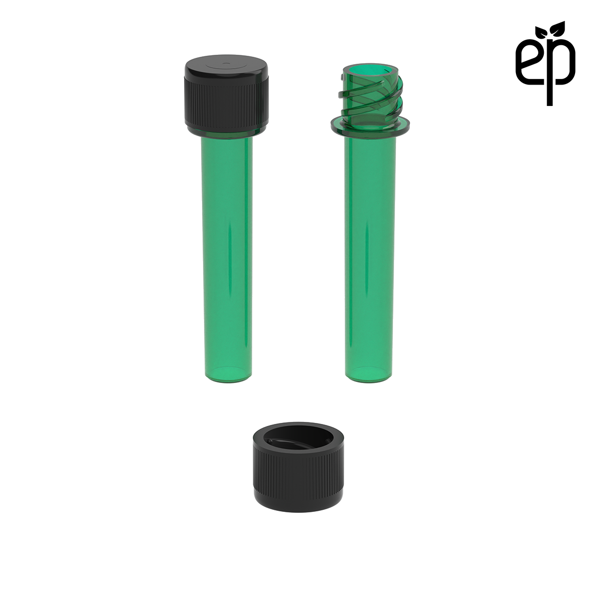 PP-1310 Small Threaded Screw Top Vials and Caps - 2500 Quantity