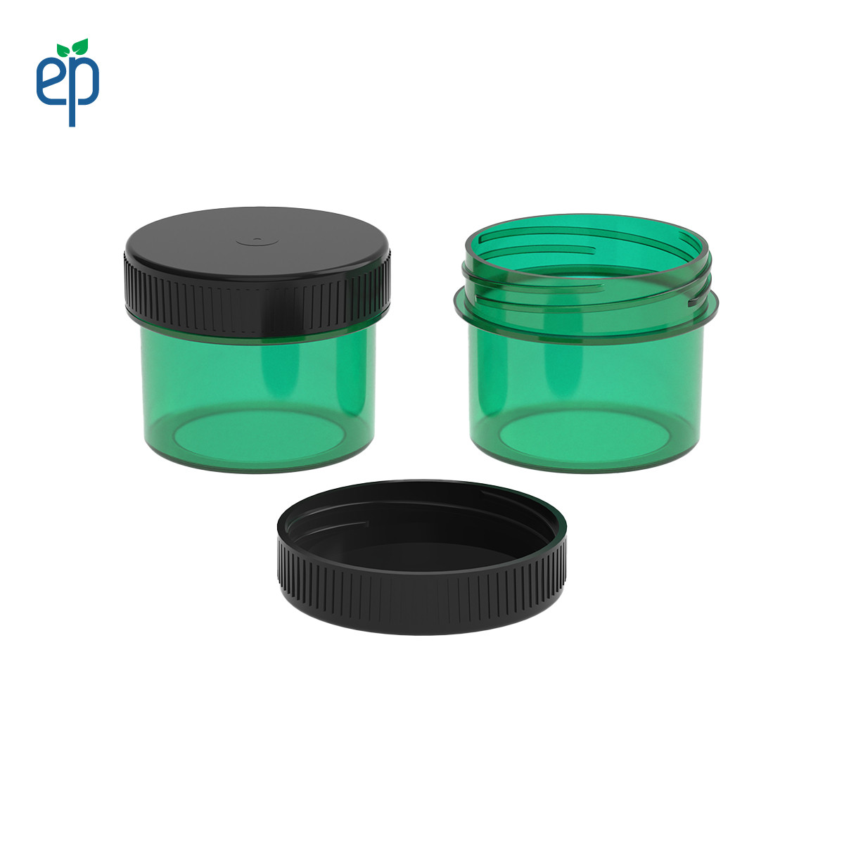 PP-4304 Small Threaded Screw Top Vials and Caps - 2500 Quantity