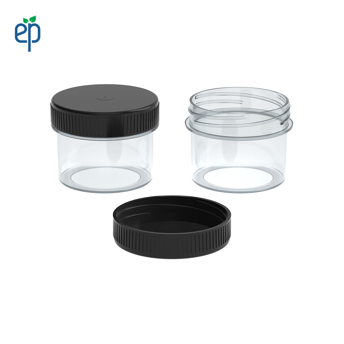 PP-4304 Small Threaded Screw Top Vials and Caps - 2500 Quantity