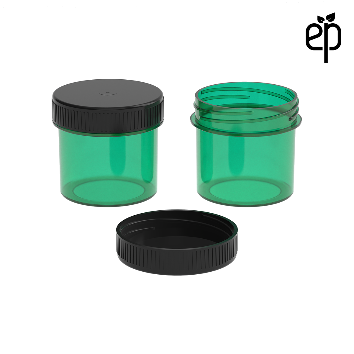 PP-4305 Small Threaded Screw Top Vials and Caps - 2500 Quantity