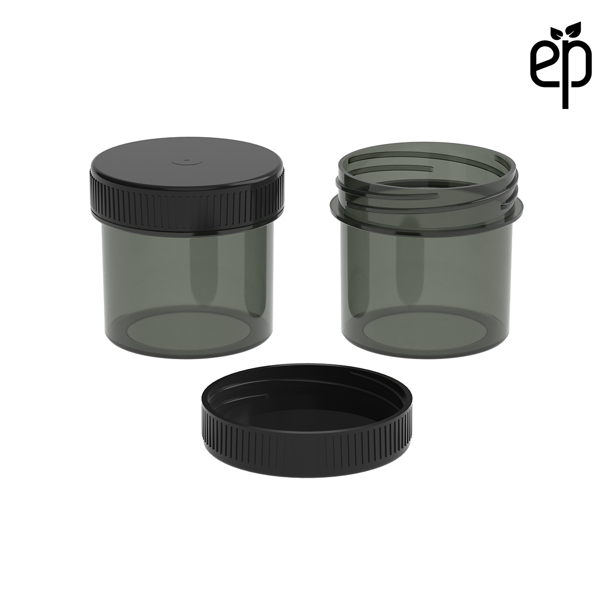 PP-4305 Small Threaded Screw Top Vials and Caps - 2500 Quantity