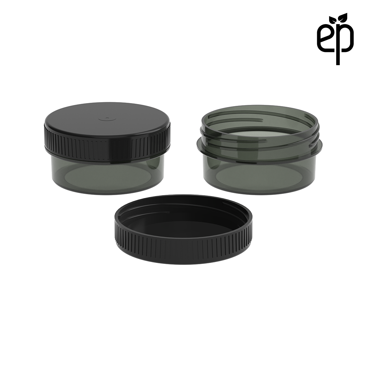 PP-4802 Small Threaded Screw Top Vials and Caps - 2500 Quantity