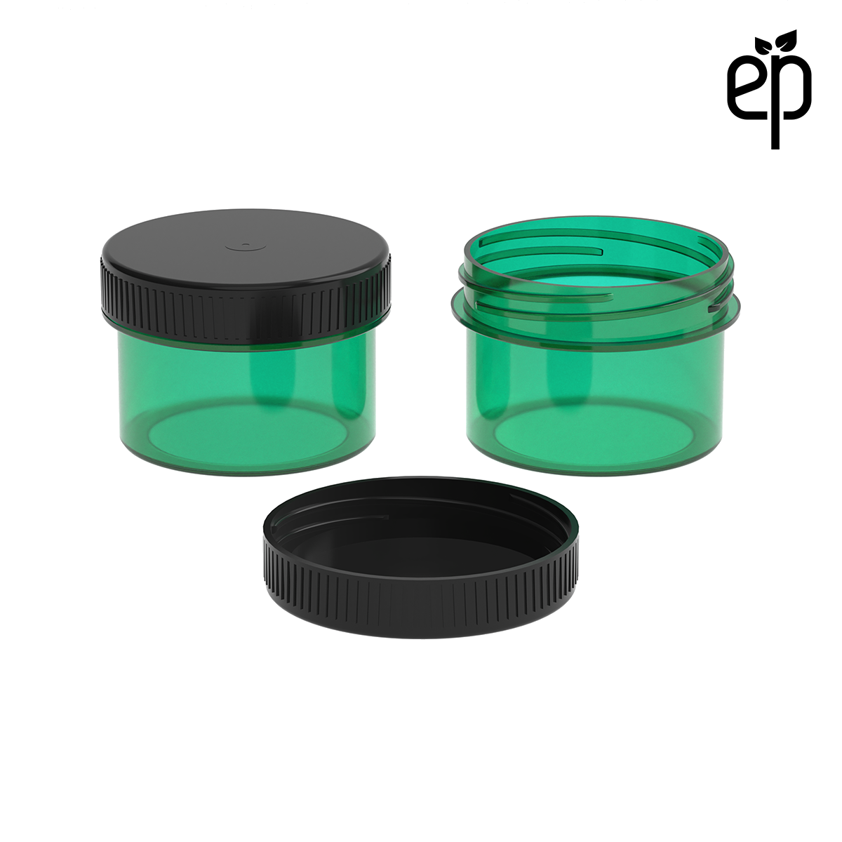 PP-4804 Small Threaded Screw Top Vials and Caps - 2500 Quantity