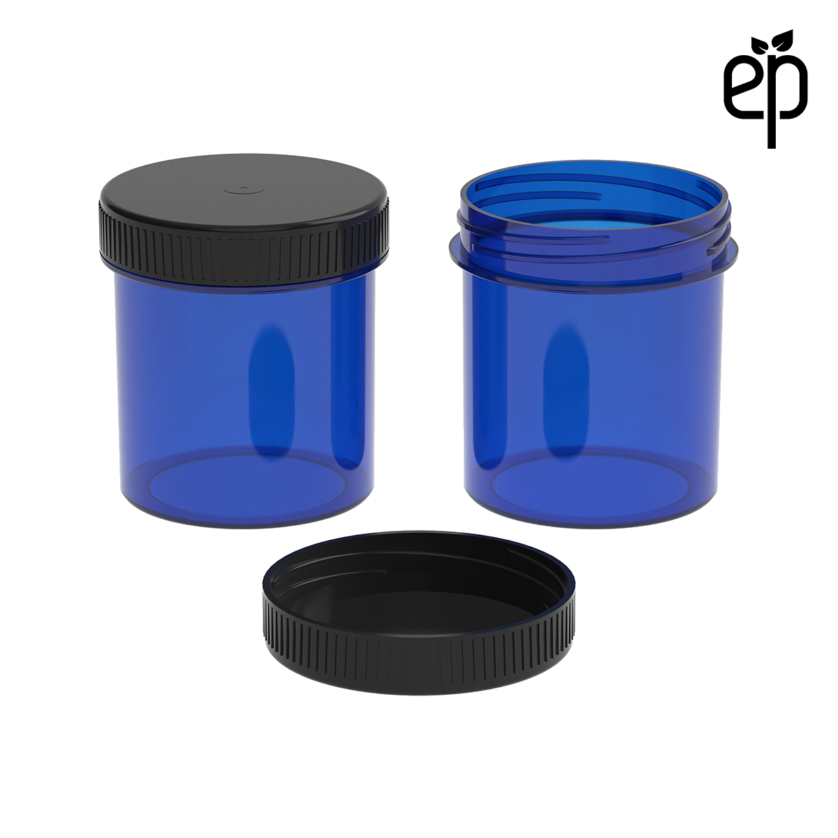 PP-4809 Small Threaded Screw Top Vials and Caps - 2500 Quantity