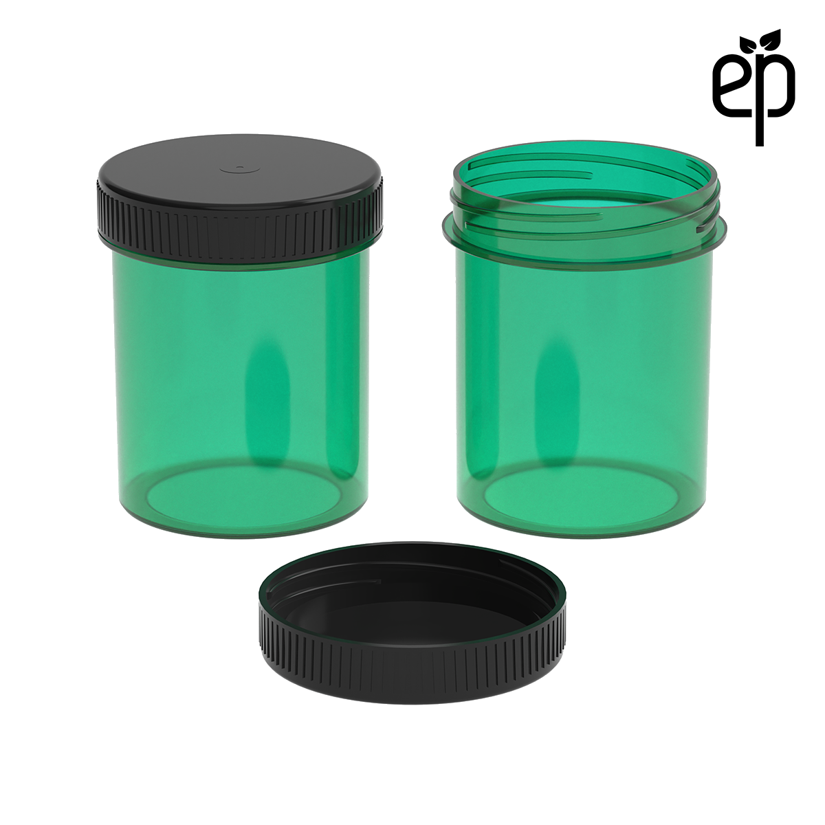 PP-4811 Small Threaded Screw Top Vials and Caps - 2500 Quantity