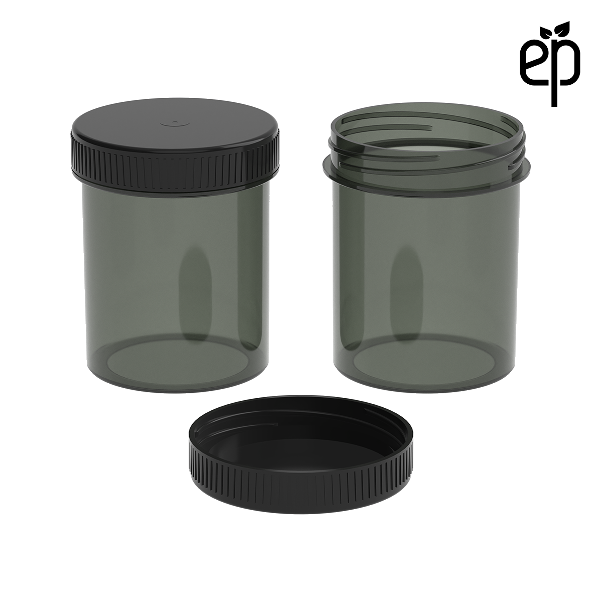 PP-4811 Small Threaded Screw Top Vials and Caps - 2500 Quantity