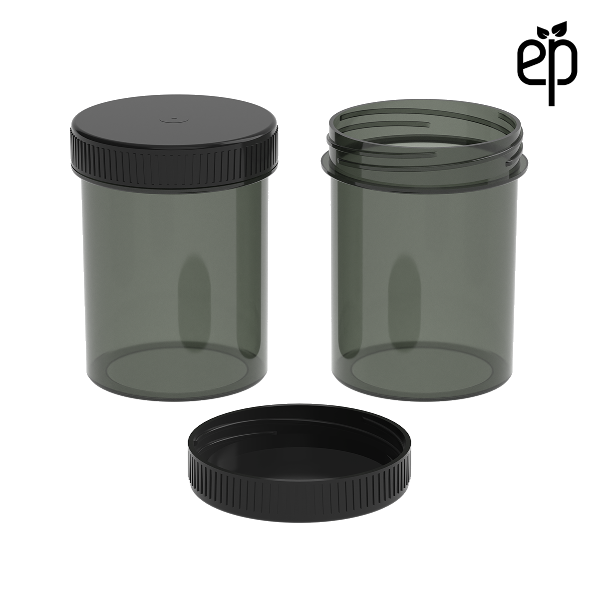 PP-4812 Small Threaded Screw Top Vials and Caps - 2500 Quantity