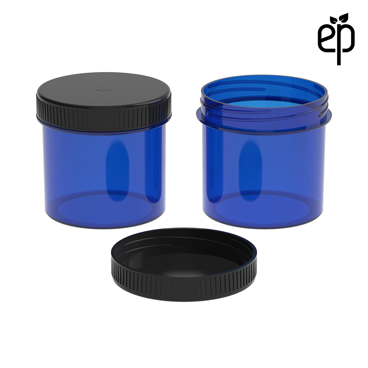 PP-5308 Small Threaded Screw Top Vials and Caps - 2500 Quantity