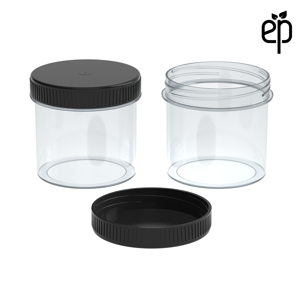 PP-5308 Small Threaded Screw Top Vials and Caps - 2500 Quantity