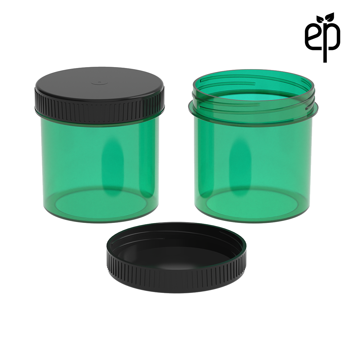 PP-5309 Small Threaded Screw Top Vials and Caps - 2500 Quantity