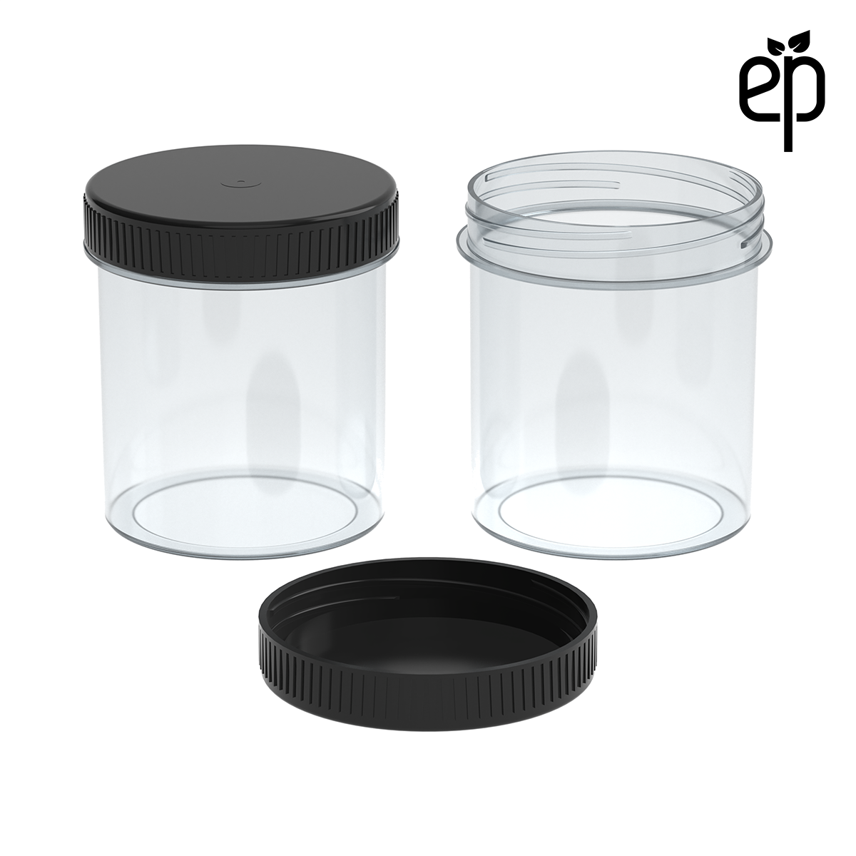 PP-5311 Small Threaded Screw Top Vials and Caps - 2500 Quantity