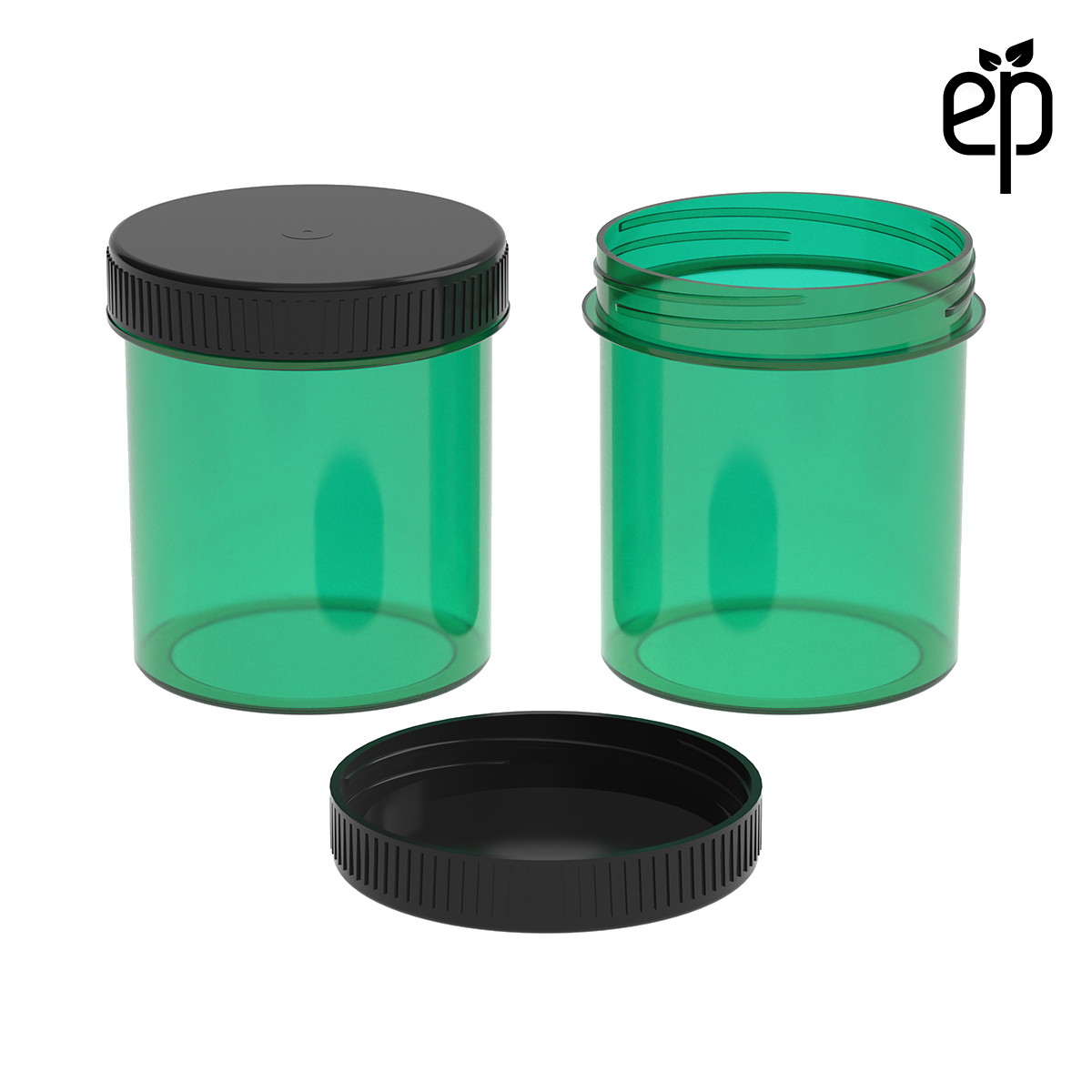 PP-5311 Small Threaded Screw Top Vials and Caps - 2500 Quantity