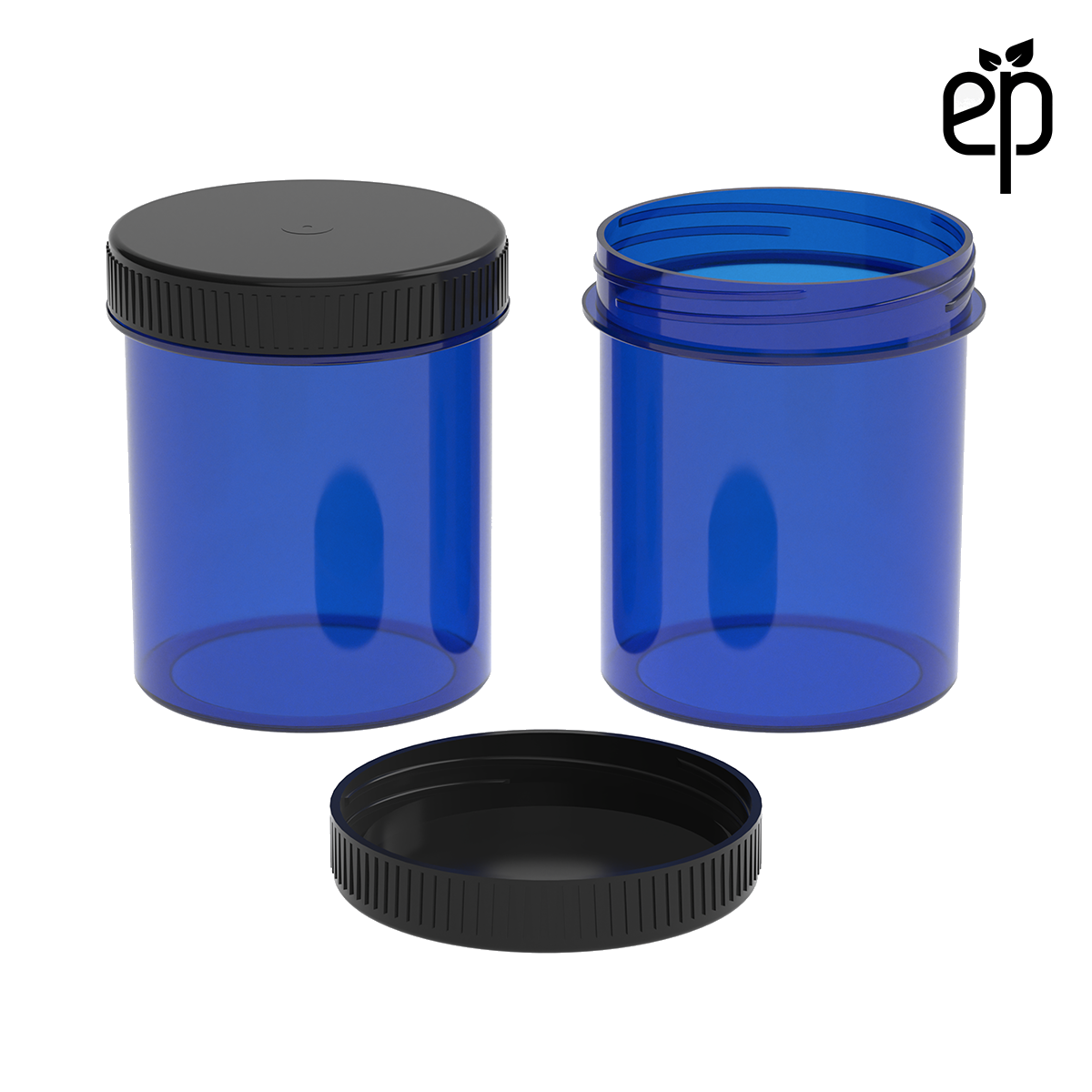 PP-5312 Small Threaded Screw Top Vials and Caps - 2500 Quantity